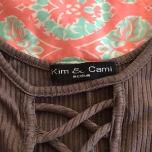 Kim & Cami Tops - Criss cross tank Kim & Cami Tops - Criss cross tank